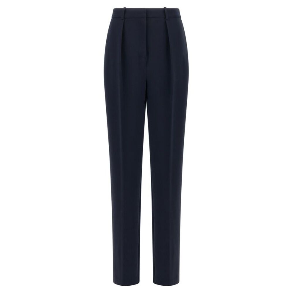 Elisabetta Franchi Blue Polyester Dress Women's Pants